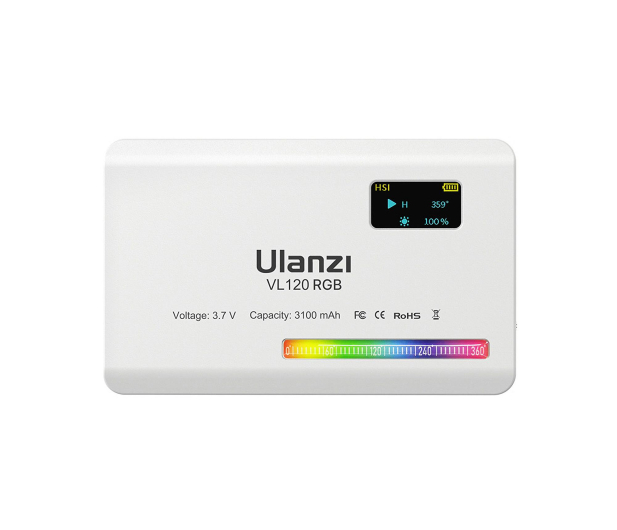 Ulanzi VL120 - RGB, WB (2500K - 9000K) - 1332387 - zdjęcie 6